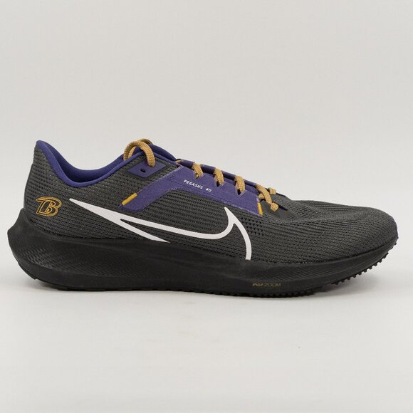 Nike Air Zoom Pegasus 40 'Baltimore Ravens' DZ5946-001 size 6 Men / 7.5 Women - Picture 1 of 8